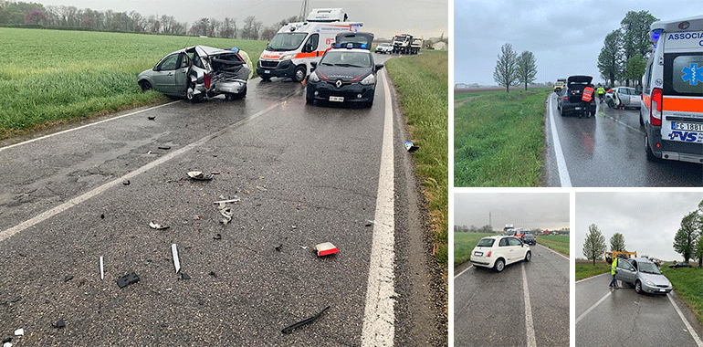 asola due incidenti in 20 minuti due feriti in codice giallo oglioponews