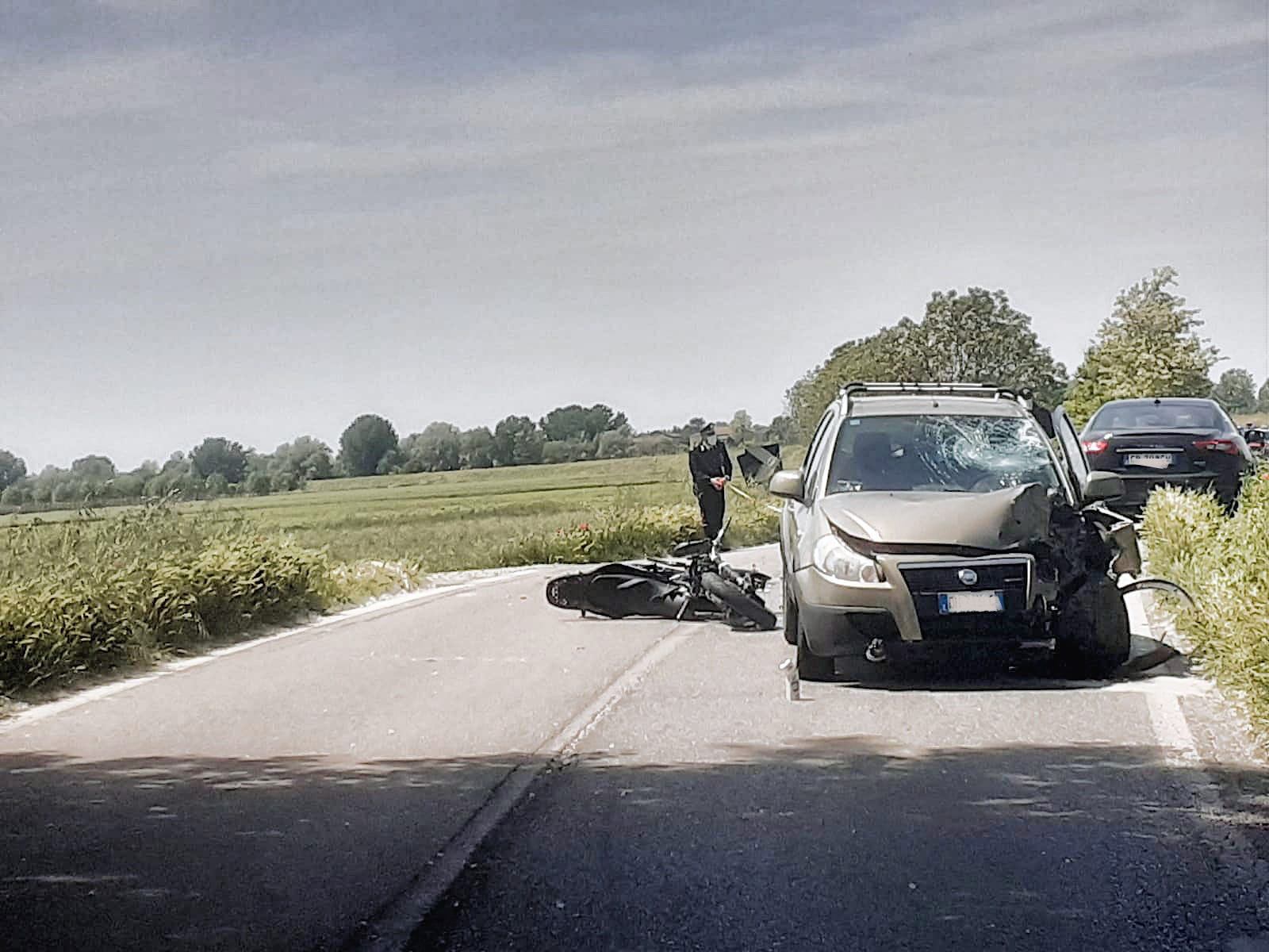 acquanegra tragico schianto muore il 63enne angelo carminati di asola oglioponews