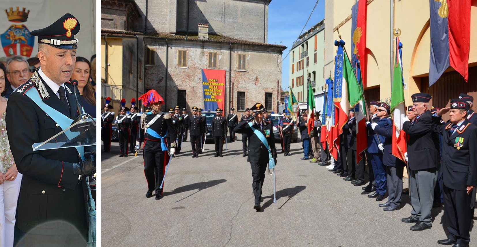 Festa dei Carabinieri, Mantova in prima linea: cerimonia e encomi ...